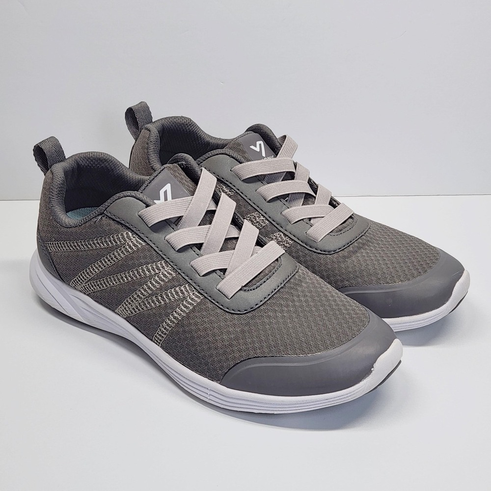 Vionic Shay Shoes Womens Size 7.5 Gray Mesh Comfort Walking Athletic Sneakers